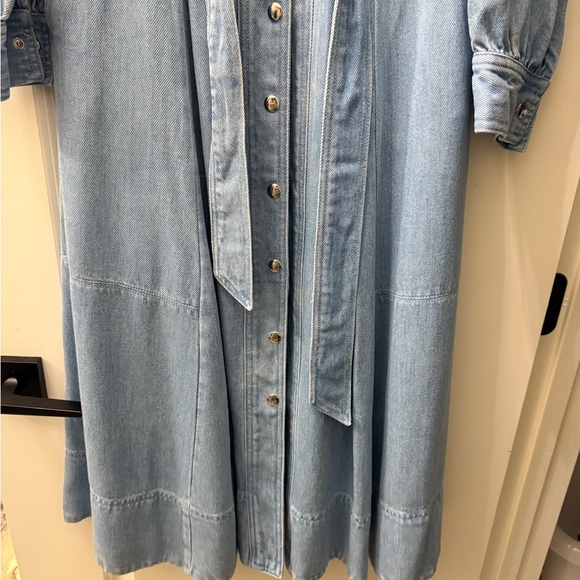 Sezane Caterina Dress Bleach - Size 10 - Picture 8 of 8